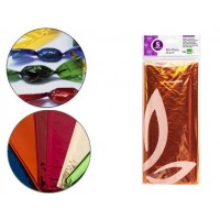 PAPEL CELOFANE AMARELO 5 FOLHAS